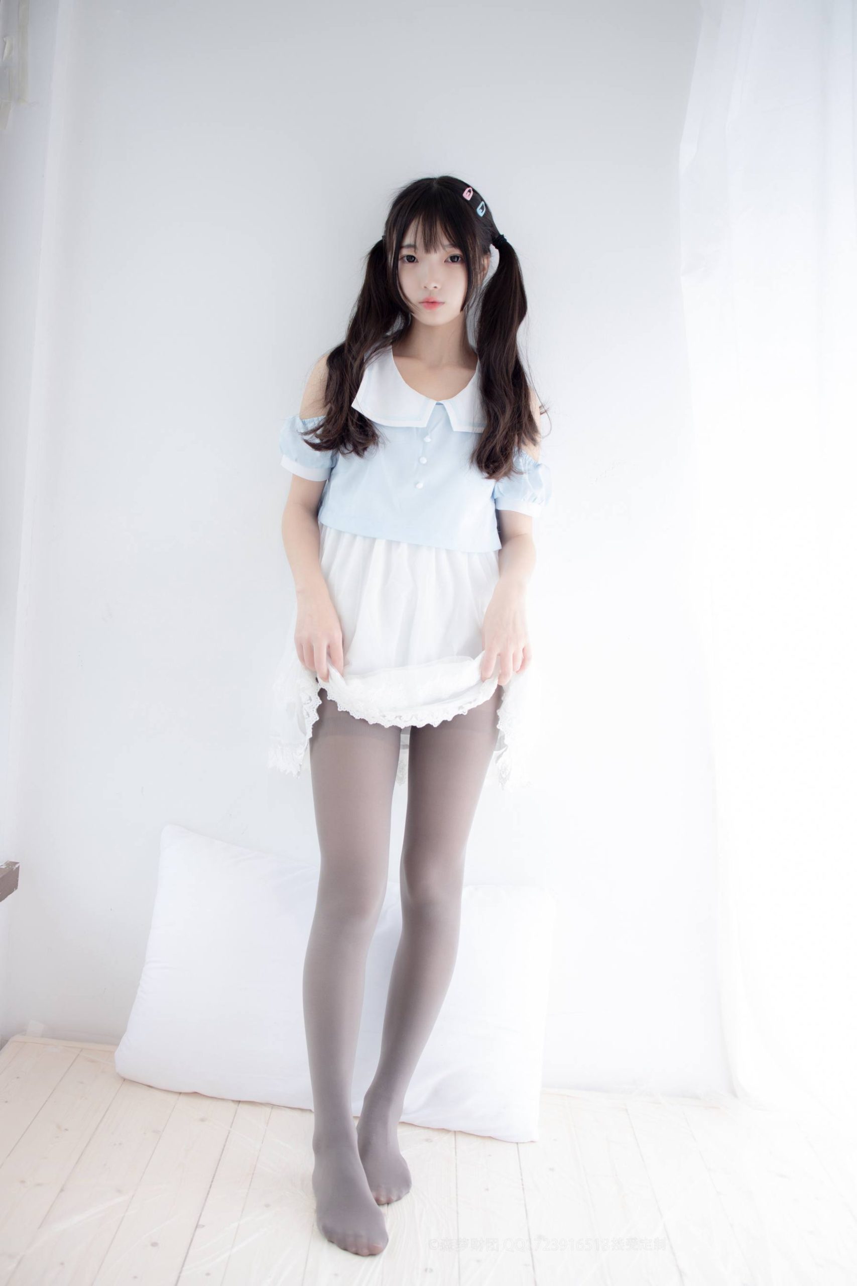图片[4]-超级甜美的灰丝小姑娘【86P】20005-盲兔兔