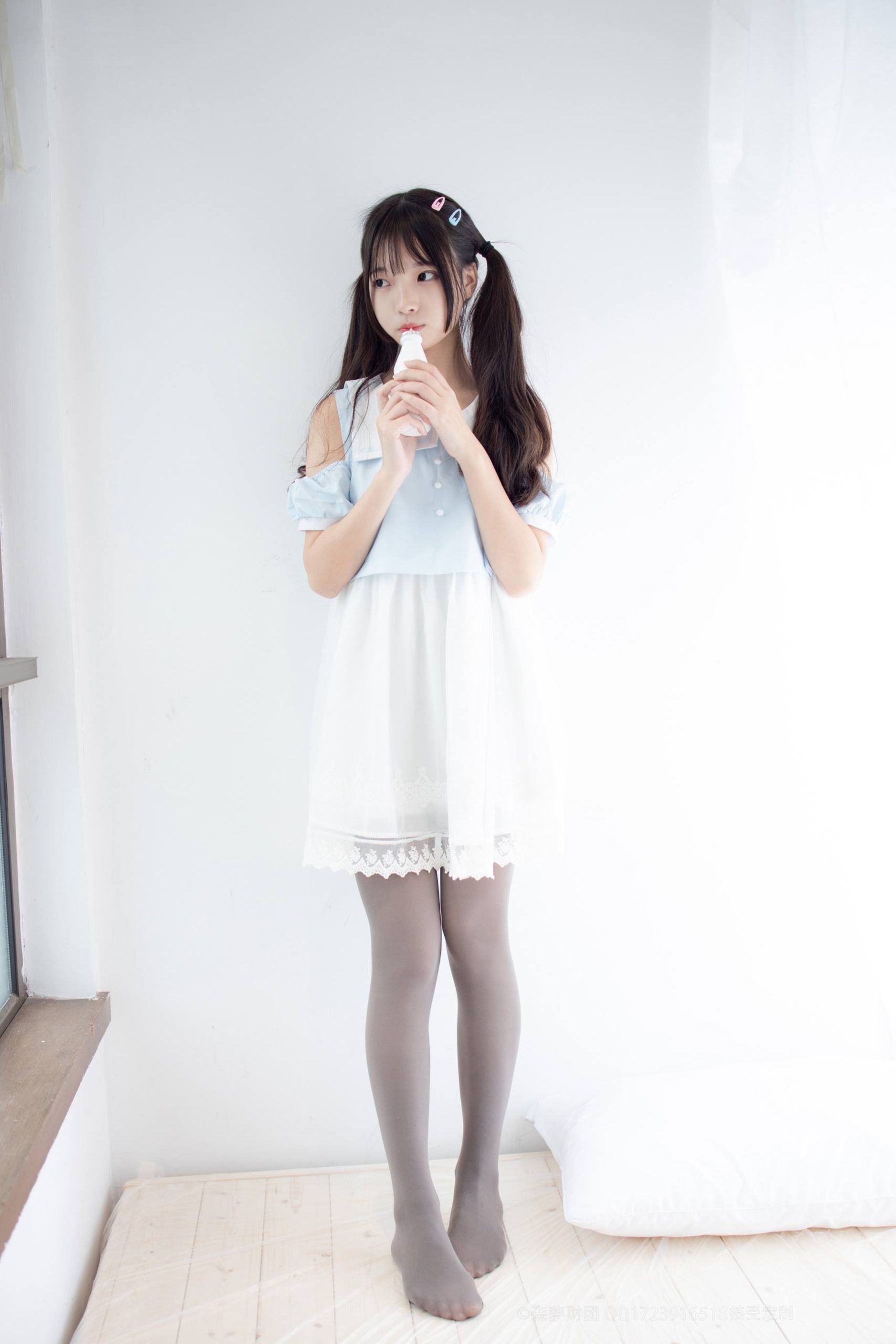 图片[6]-超级甜美的灰丝小姑娘【86P】20005-盲兔兔