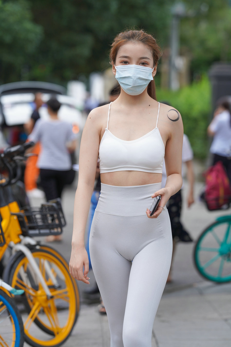 图片[2]-灰色瑜伽裤女孩 J1323 723P4V-17.9GB-盲兔兔