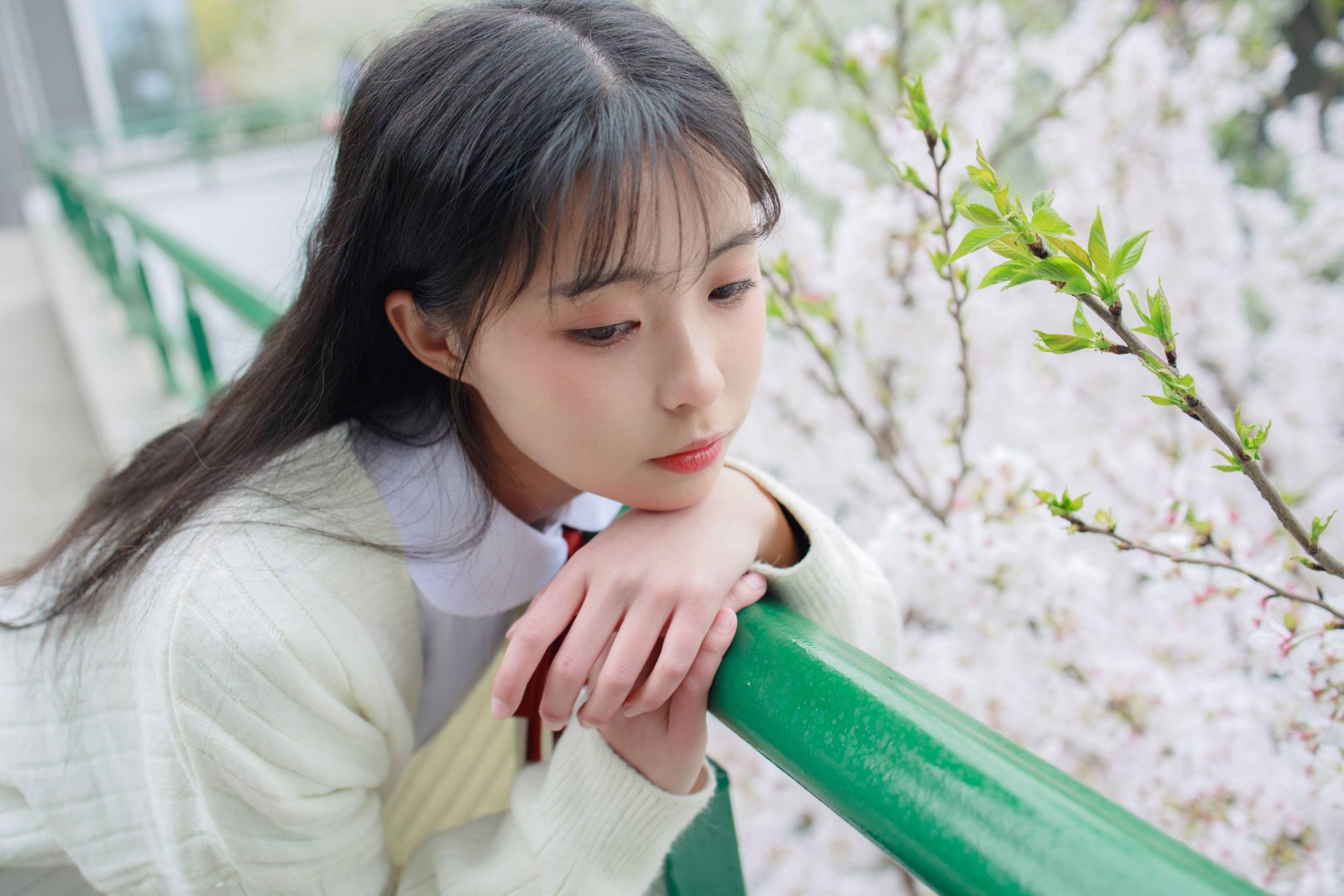 图片[6]-甜美可人的白丝姑娘【127P】20011-盲兔兔