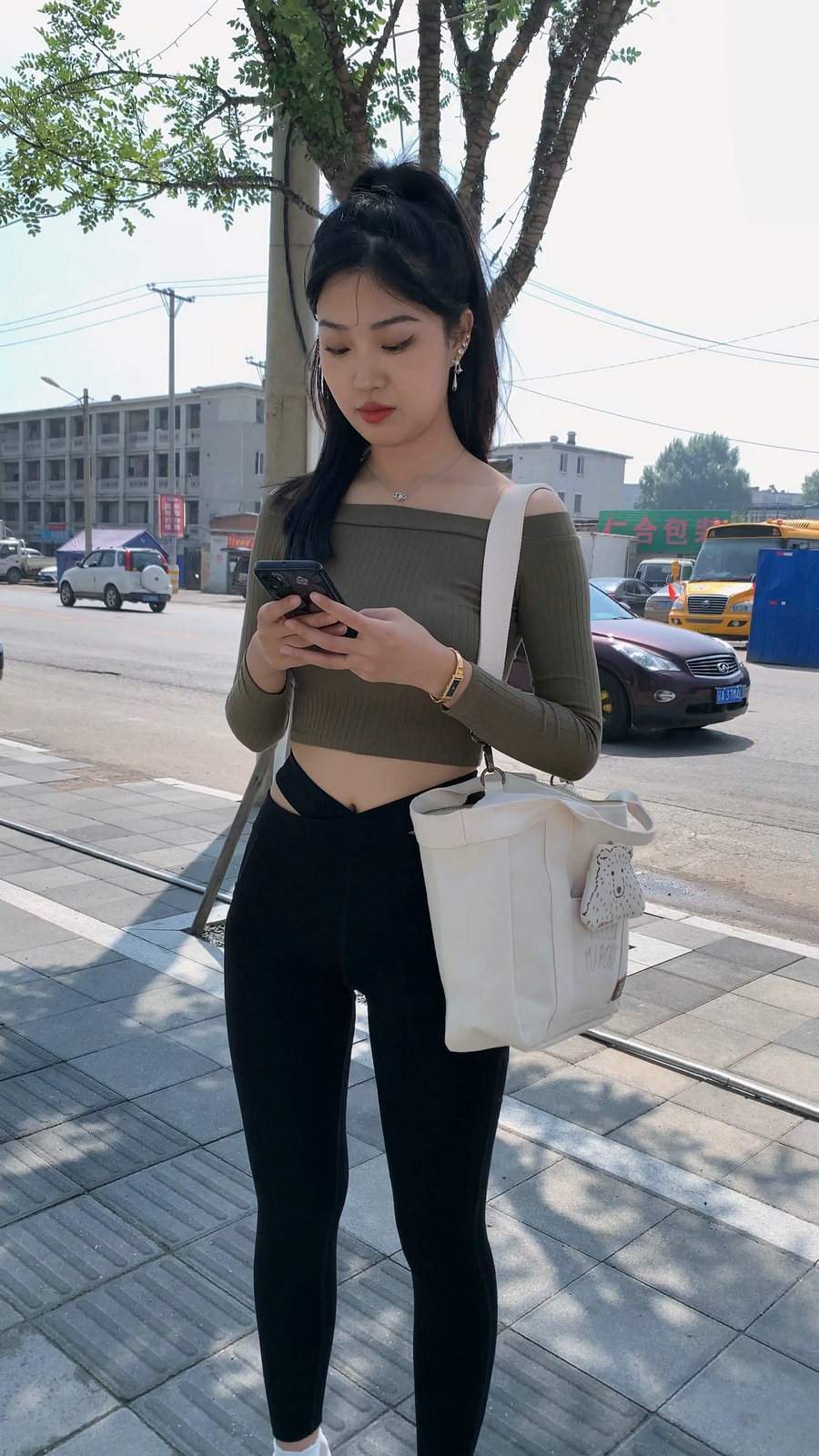 图片[1]-刚刚健身结束的高马尾瑜伽裤女孩J4111 MP4-8.97GB-盲兔兔