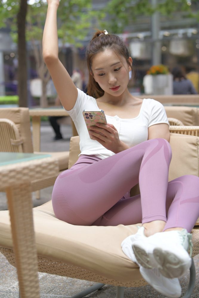 图片[6]-香芋色瑜伽裤高马尾漂亮女孩J2206 545P1V-19.1GB-盲兔兔