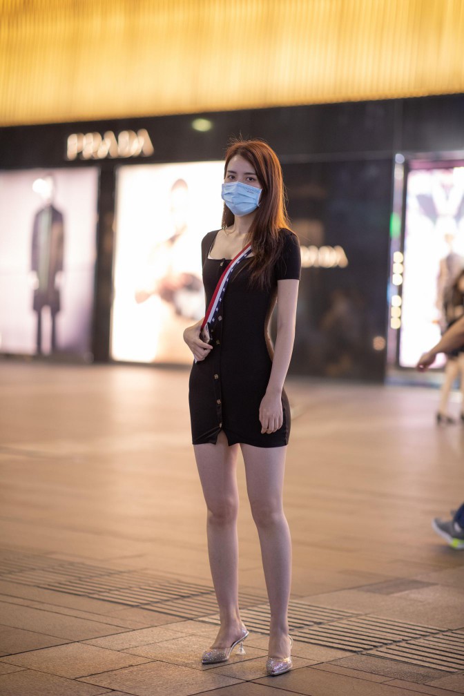 图片[4]-逛商场的黑色包臀裙美丽女孩【385P】00050-盲兔兔