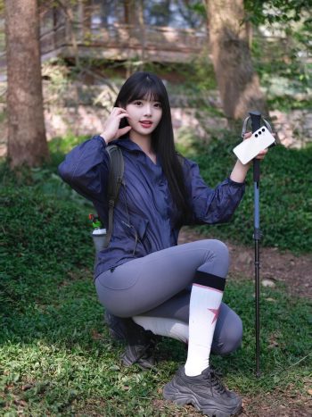 图片[6]-爱爬山的瑜伽裤MM，太甜美了！~-盲兔兔