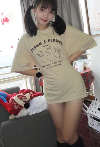 图片[10]-网格丝袜的清纯双马尾小姑娘-盲兔兔