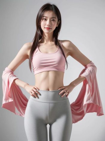 图片[8]-AI瑜伽裤清纯妹子系列图-盲兔兔