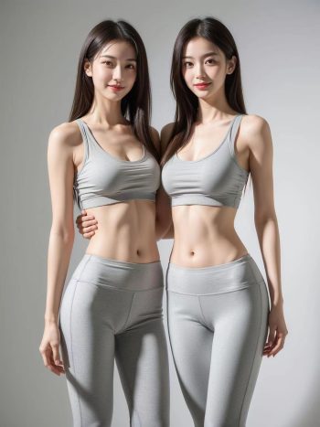 图片[9]-AI瑜伽裤清纯妹子系列图-盲兔兔