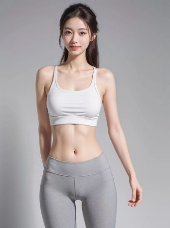 图片[10]-AI瑜伽裤清纯妹子系列图-盲兔兔