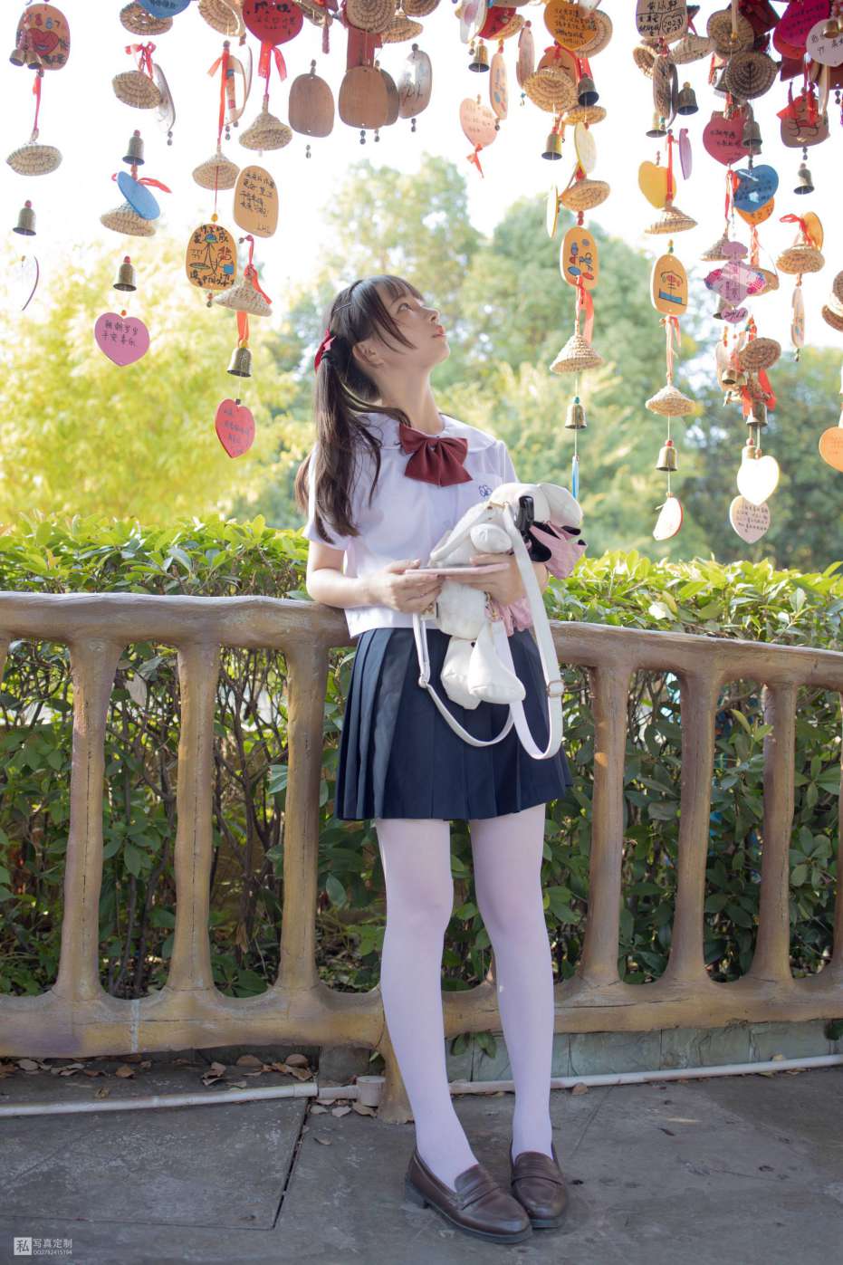 图片[5]-眼神好清澈的双马尾白丝女孩【75P】20019-盲兔兔